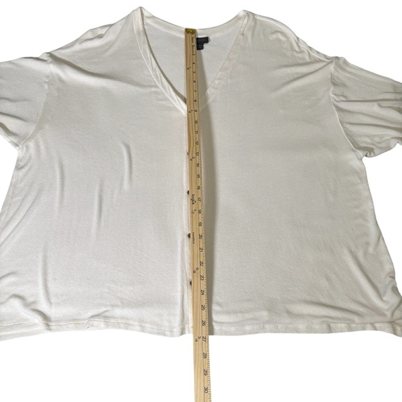 J. Jill Wearever Collection Cream Button-Up Cardigan Casual Lagenlook Size 4X - Picture 12 of 16